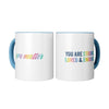 11oz Blue Accent Mug - Full Wrap