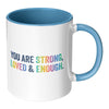 11oz Blue Accent Mug - Full Wrap