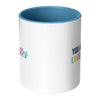 11oz Blue Accent Mug - Full Wrap