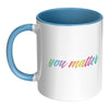 11oz Blue Accent Mug - Full Wrap