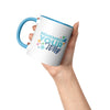 11oz Blue Accent Mug - Full Wrap