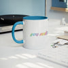 11oz Blue Accent Mug - Full Wrap