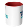 11oz Red Accent Mug - Full Wrap