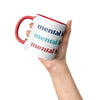 11oz Red Accent Mug - Full Wrap