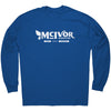 McIvor Marketing - White Logo - Gildan Long Sleeve Shirt