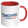 McIvor Marketing 11oz Mug with Red Interior