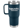 McIvor Marketing Branded 20oz Travel Tumbler with Handle