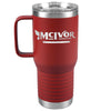 McIvor Marketing Branded 20oz Travel Tumbler with Handle