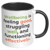 Midland Area Wellbeing Coalition - Full Color Logo - 11oz Accent Mugs