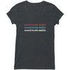 Midland Area Wellbeing Coalition - Mental Health Matters - Bella Women's V-Neck