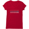 Midland Area Wellbeing Coalition - Mental Health Matters - Bella Women's V-Neck