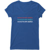 Midland Area Wellbeing Coalition - Mental Health Matters - Bella Women's V-Neck