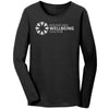 Midland Area Wellbeing Coalition - White Color Logo - Bella Ladies Long-Sleeve T-Shirt