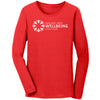 Midland Area Wellbeing Coalition - White Color Logo - Bella Ladies Long-Sleeve T-Shirt