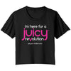 I'm Here for a juicy reVolution - Bella Ladies Flowy Crop Top Shirt