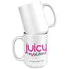 juicy reVolution - 15oz White Mug w/ URL